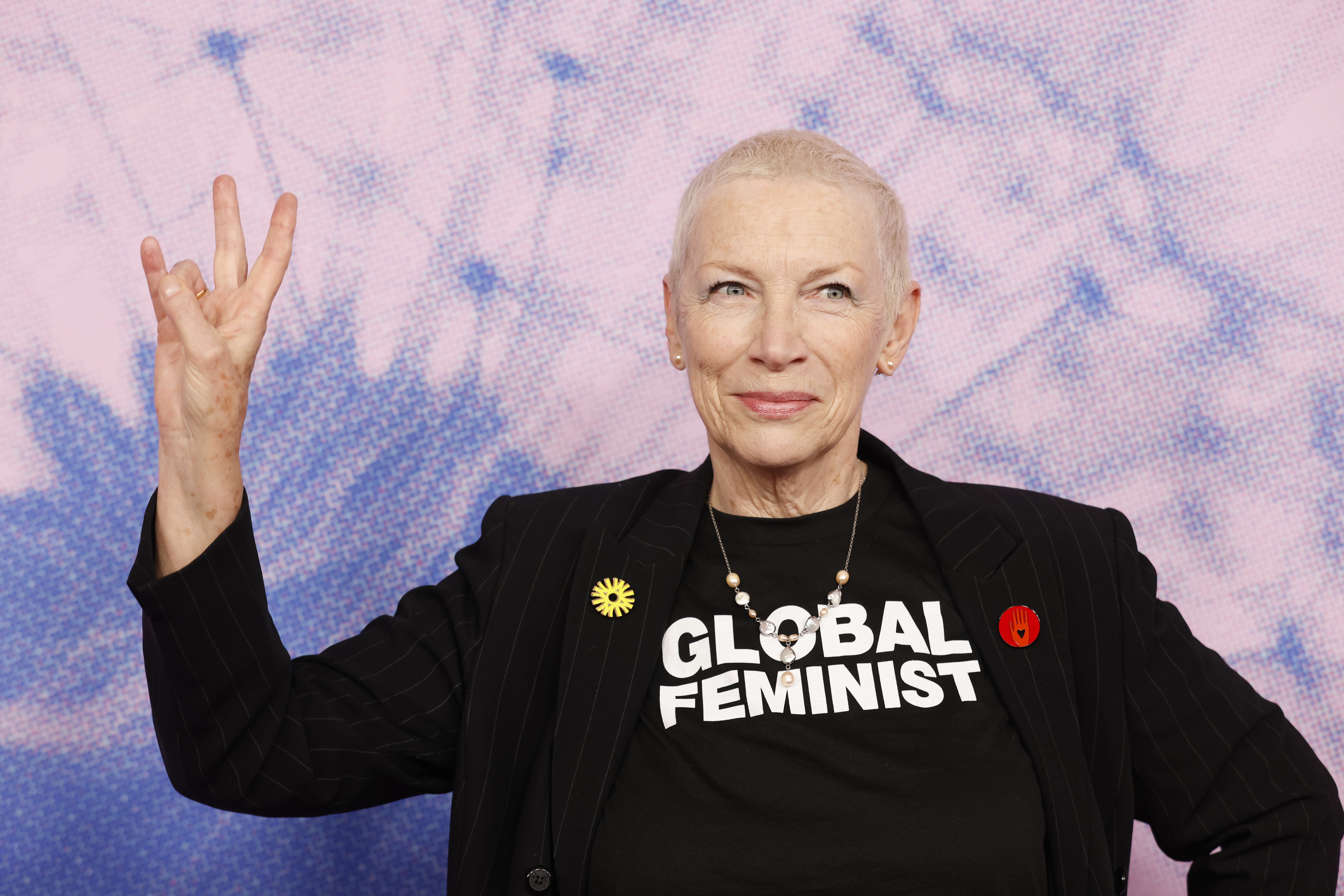 Annie Lennox: Green Carpet Fashion Awards is “positivity on steroids”
