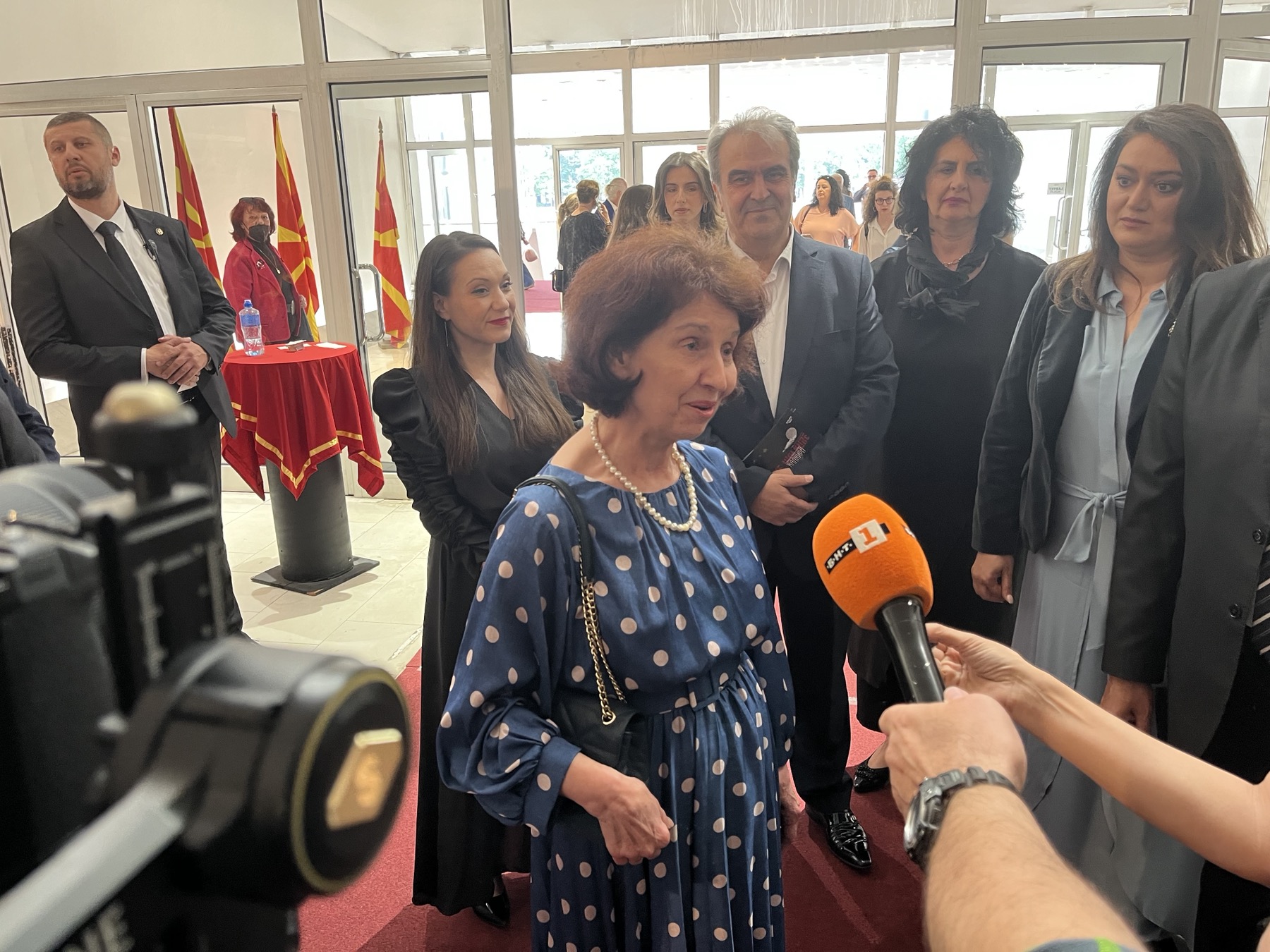 The Macedonian President at the Sofia Opera and Ballet spectacle in Skopje