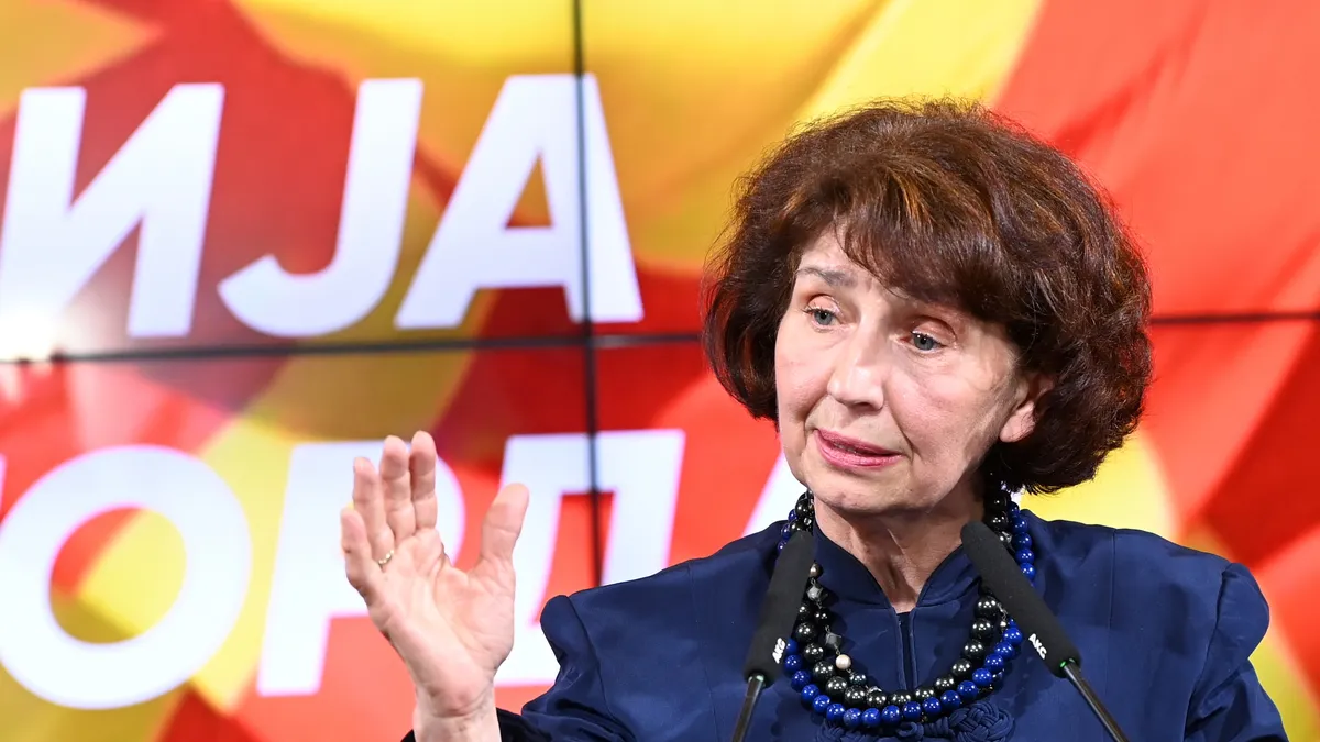 Siljanovska signed the government reorganization law