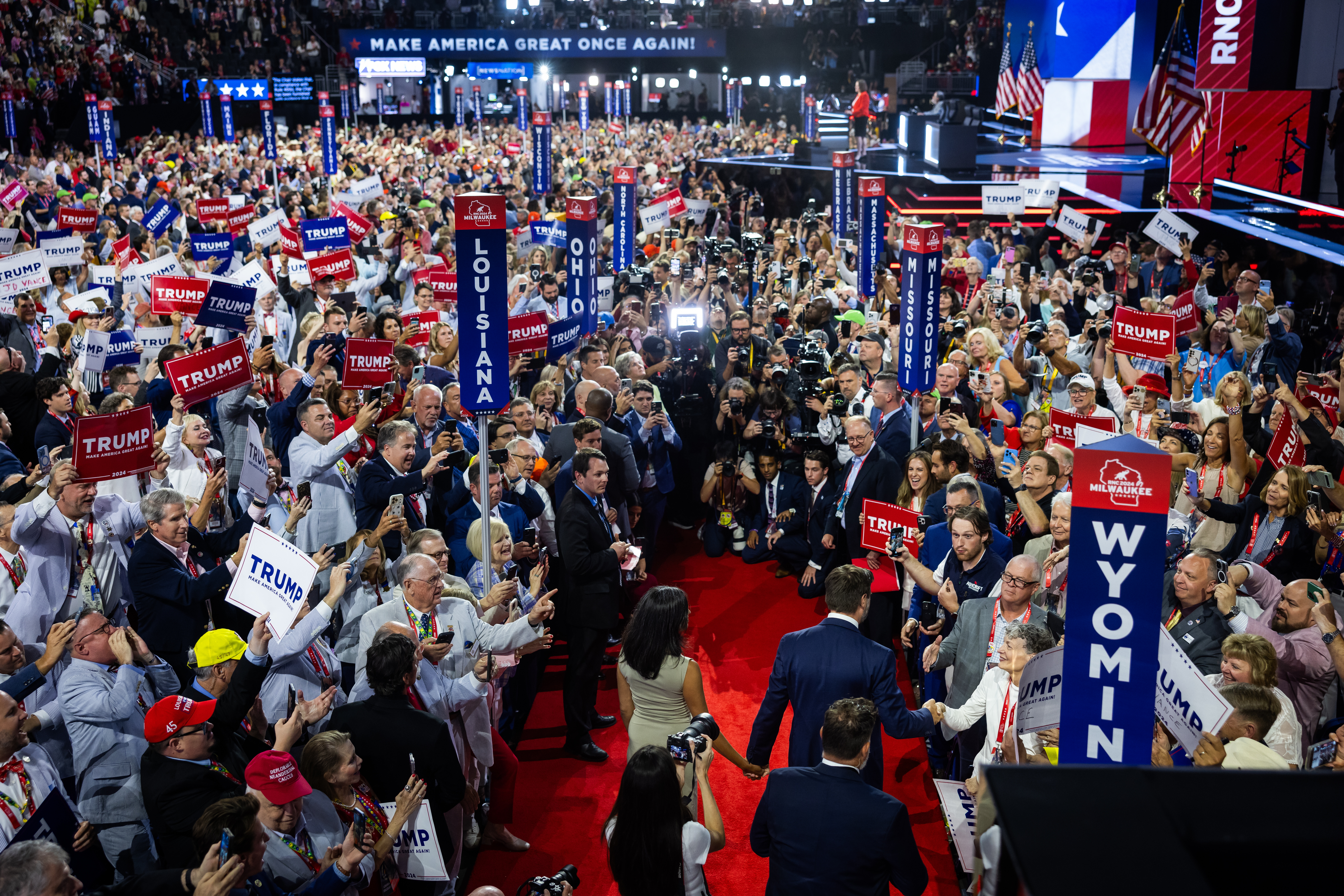 Republicans have officially chosen Trump as their presidential nominee