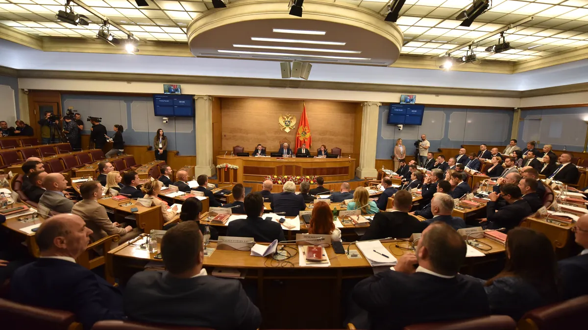 The new government of Montenegro was voted