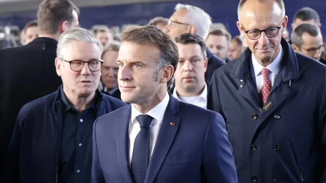 The leaders of France, the UK, and Germany have arrived in Kyiv