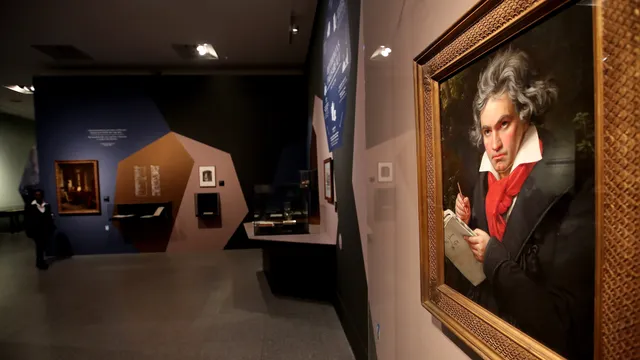Beethoven's facial reconstruction shows a frowning but revolutionary creative expression