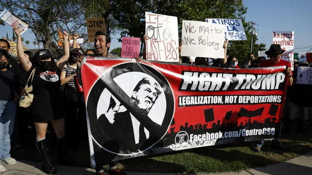 Protests in the US are spreading despite Trump's warnings