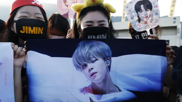 BTS fans gather for the K-pop group's annual celebration