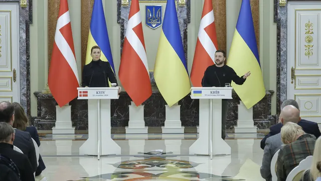 Zelensky in Aarhus for the launch of the Danish EU presidency