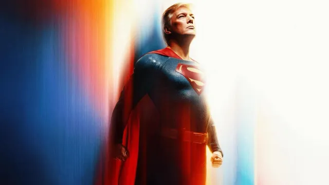 An image of Trump as Superman released by the White House sparked a wave of reactions