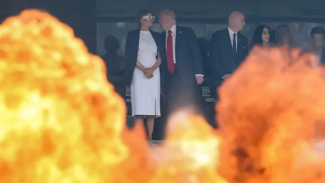 Trump watches PSG-Chelsea final from stands in New Jersey