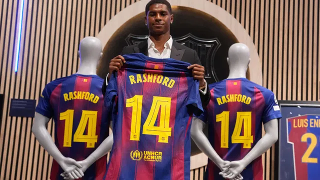 Marcus Rashford will wear Cruyff's number at Barcelona