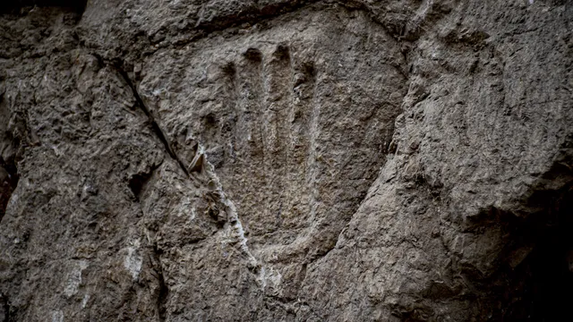 British scientists discover 4,000-year-old human handprint