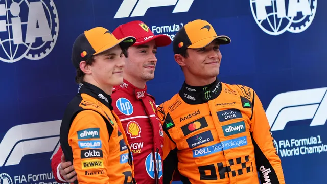 Leclerc surprises McLaren to claim pole position in Hungary