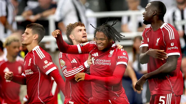 A goal from debutant Ngumoha earned Liverpool three points after a dramatic match at St James' Park
