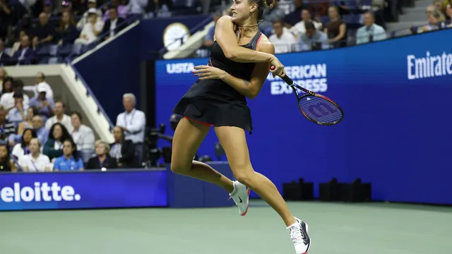 Sabalenka survived against Pegula in a build-up to last year's final in New York