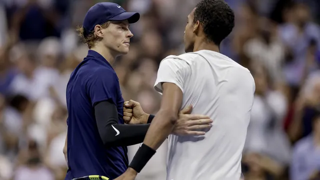Sinner overcomes Auger-Aliassime to battle Alcaraz in another Grand Slam final showdown